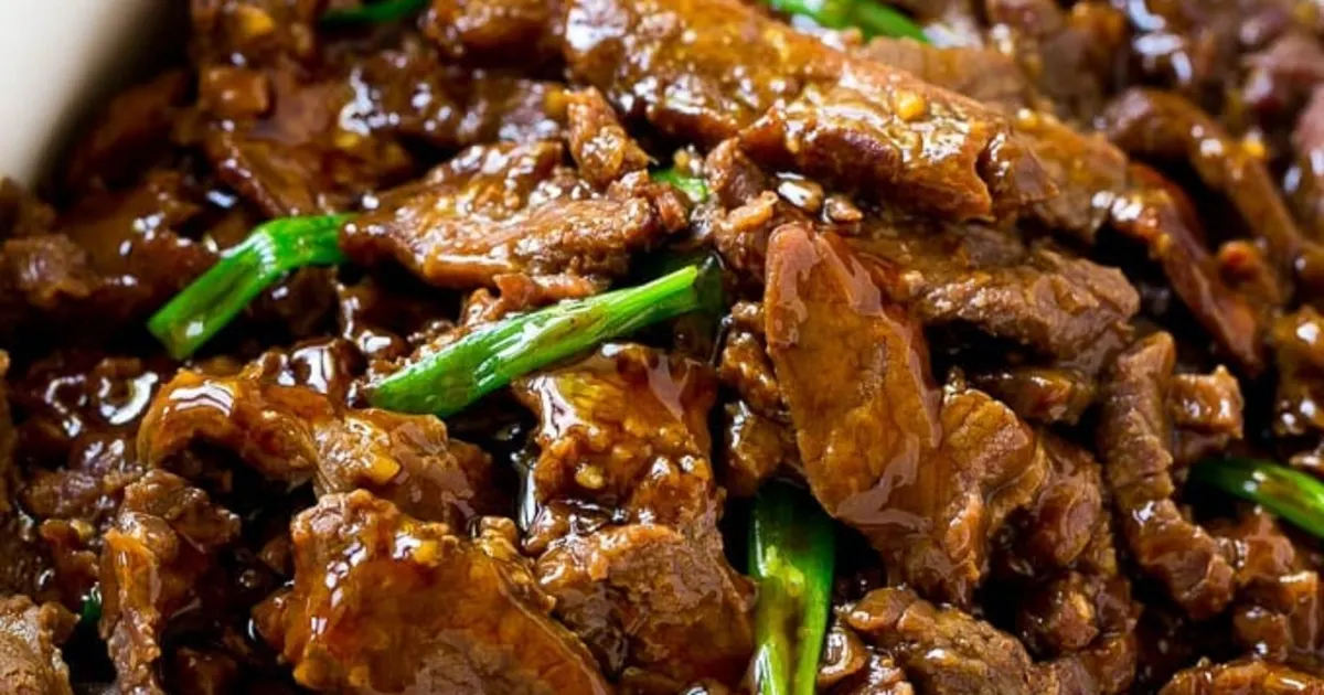 Easy Slow Cooker Mongolian Beef Recipe